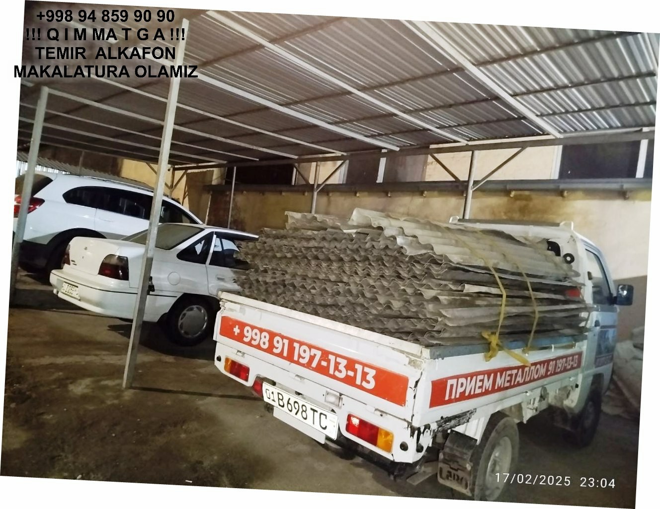 Metallolom qabul qilish Bekobod