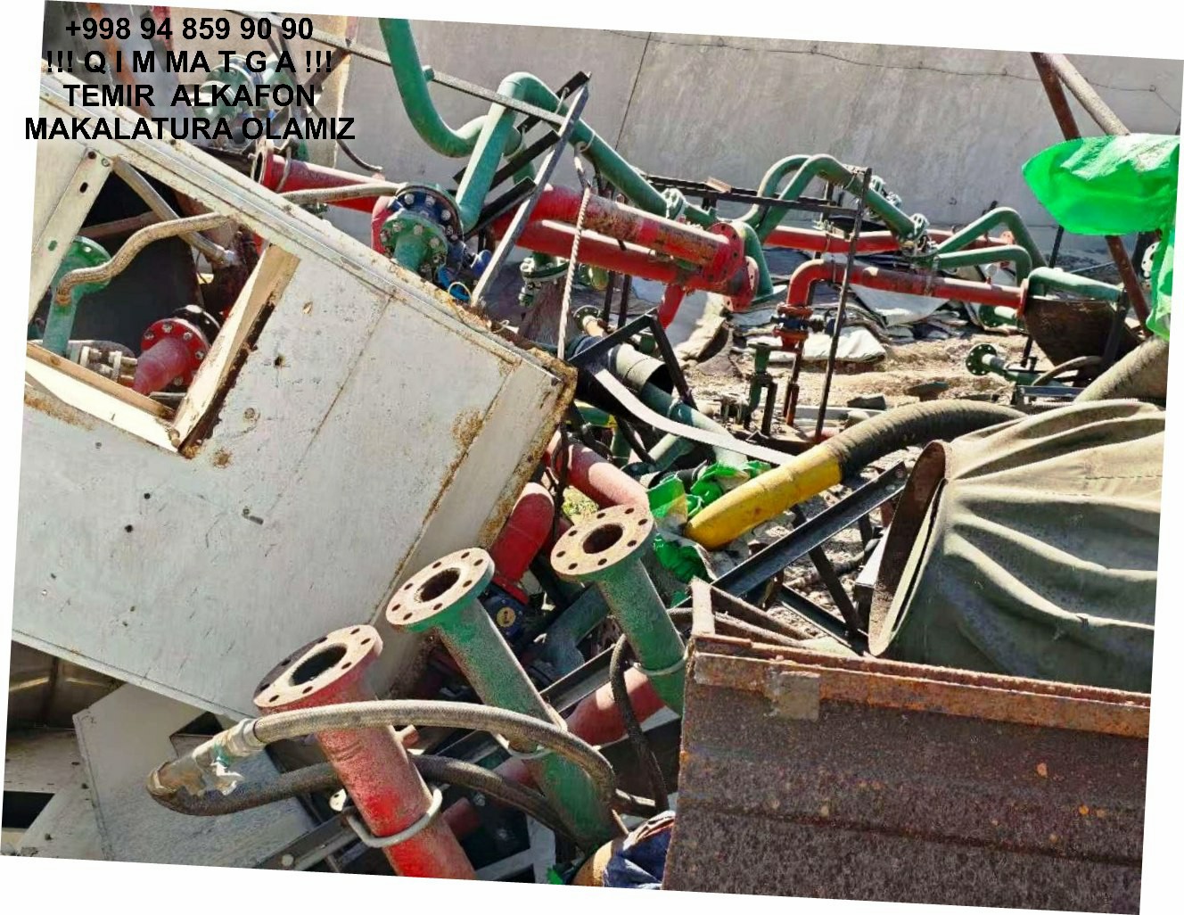 Metallolom qabul qilish Yuqorichirchiq